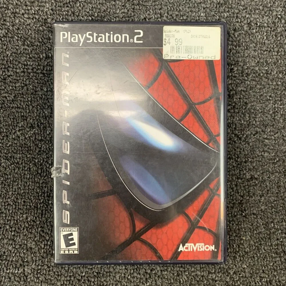 Spider-Man for PS2 Sony PlayStation 2 CIB with Manual Read Description